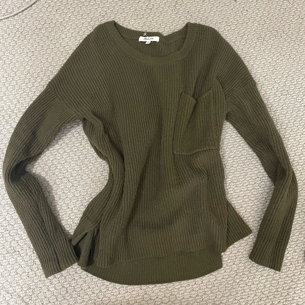 Army Green Madewell Sweater